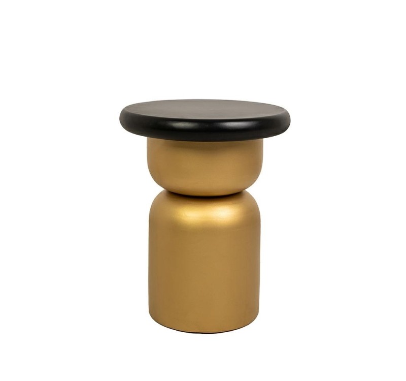 MaMaison stolik LEONARDO 39 czarny /      złoty