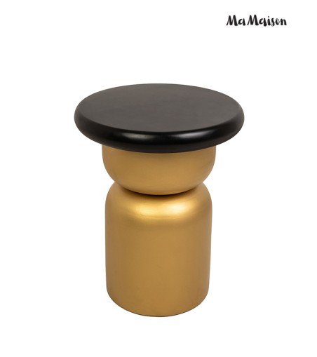 MaMaison stolik LEONARDO 39 czarny /      złoty