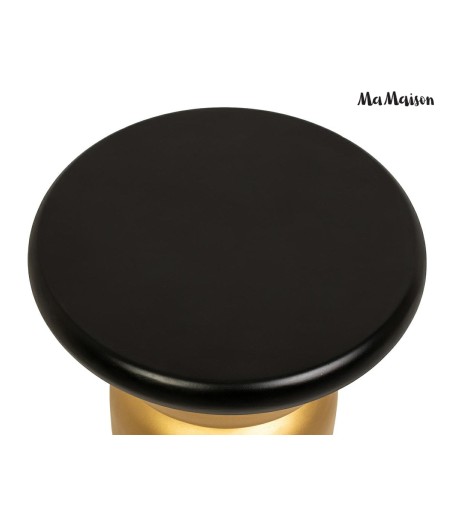 MaMaison stolik LEONARDO 39 czarny /      złoty