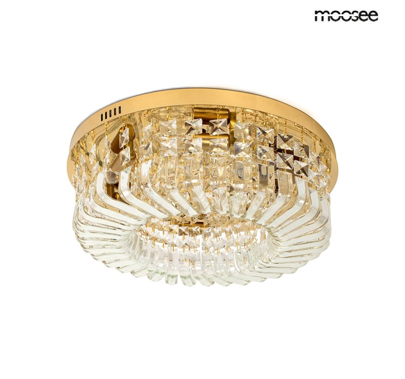 MOOSEE lampa sufitowa / plafon BALUNA 80  złota