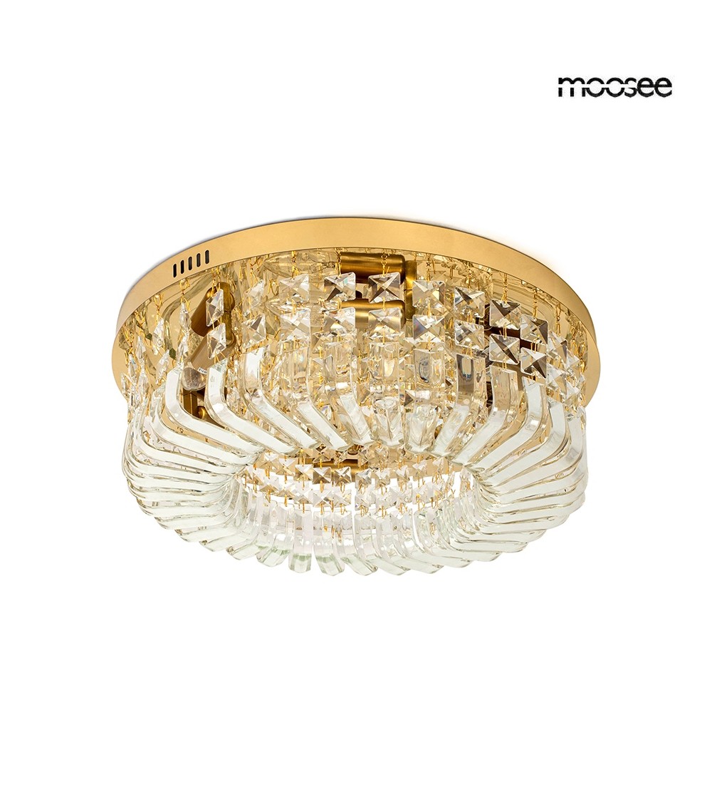 MOOSEE lampa sufitowa / plafon BALUNA 80  złota