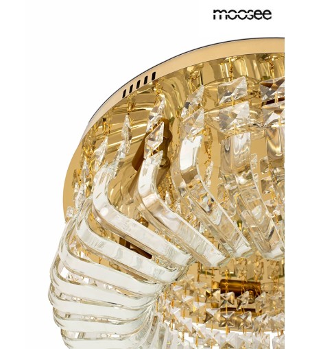 MOOSEE lampa sufitowa / plafon BALUNA 80  złota