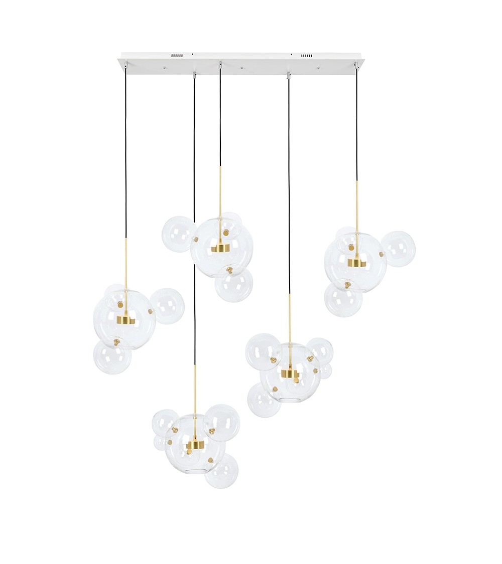 MOOSEE lampa wisząca CAPRI LINE 5 złota