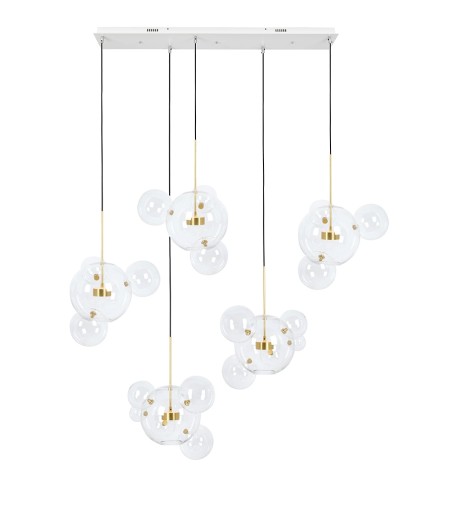 MOOSEE lampa wisząca CAPRI LINE 5 złota