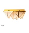 MOOSEE lampa sufitowa / plafon PYRAMIDS   złota