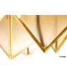 MOOSEE lampa sufitowa / plafon PYRAMIDS   złota