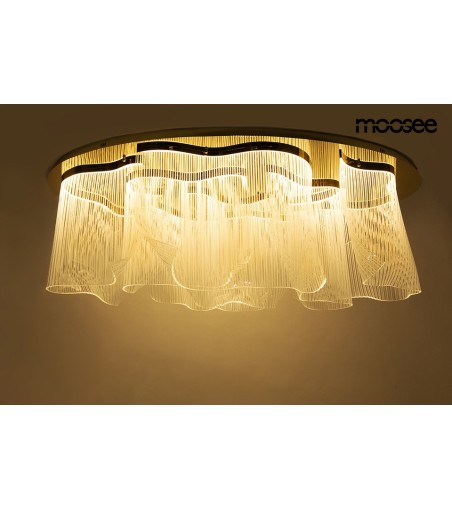 MOOSEE lampa sufitowa / plafon FIREFLY    180 złota