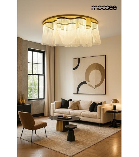 MOOSEE lampa sufitowa / plafon FIREFLY    180 złota