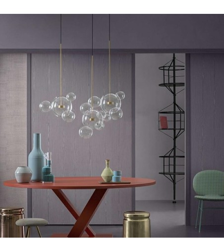 MOOSEE lampa wisząca CAPRI LINE 3 złota