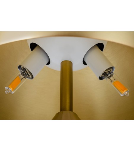 MOOSEE lampa biurkowa FUNGO złota