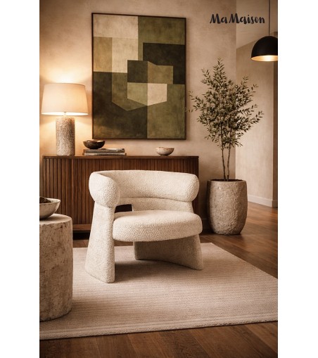MaMaison fotel MADAME beżowy