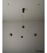 MOOSEE lampa wisząca OCTO 3 czarna