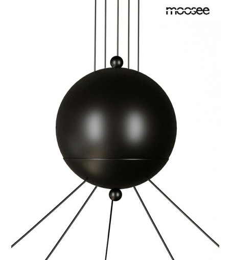 MOOSEE lampa wisząca OCTO 5 czarna