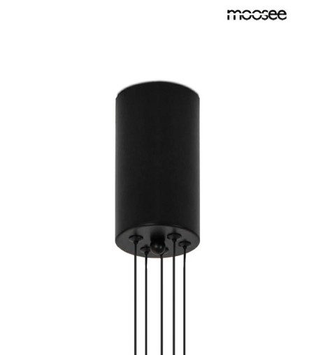 MOOSEE lampa wisząca OCTO 5 czarna
