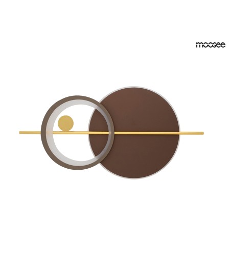 MOOSEE lampa ścienna MOONS złota