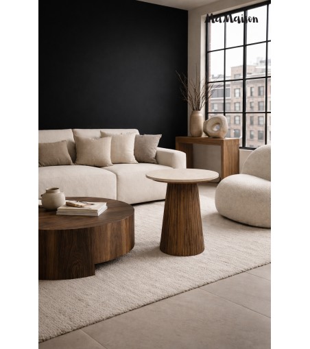 MaMaison stolik ARGENTINA 50 marmur /     drewno