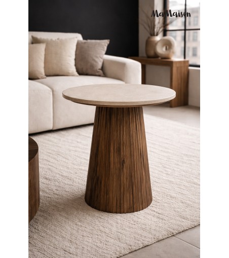 MaMaison stolik ARGENTINA 50 marmur /     drewno