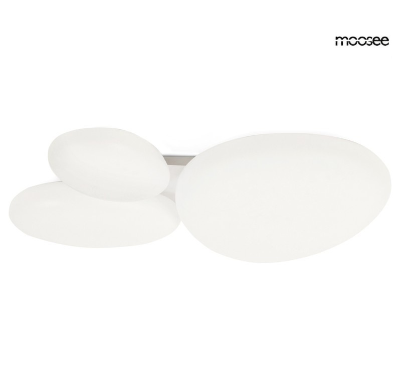MOOSEE lampa sufitowa / plafon CLOUD 3    biała