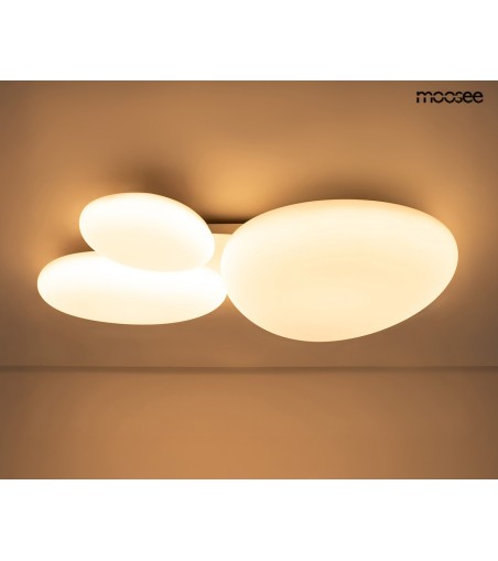 MOOSEE lampa sufitowa / plafon CLOUD 3    biała