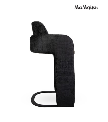 MaMaison krzesło barowe BORA czarne