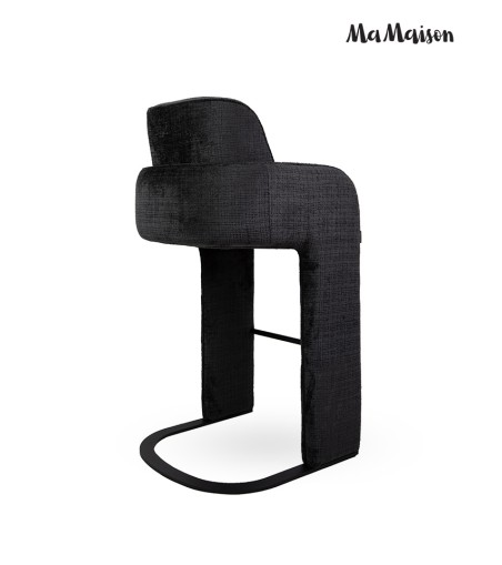 MaMaison krzesło barowe BORA czarne