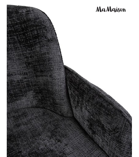 MaMaison krzesło barowe BORA czarne