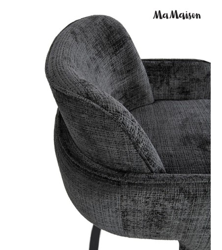 MaMaison krzesło barowe BORA czarne