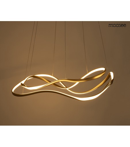 MOOSEE lampa wisząca WAVES 2 złota