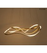 MOOSEE lampa wisząca WAVES 2 złota