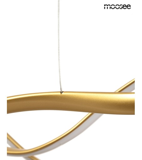 MOOSEE lampa wisząca WAVES 2 złota