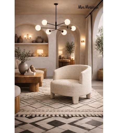 MaMaison fotel OSCAR beżowy