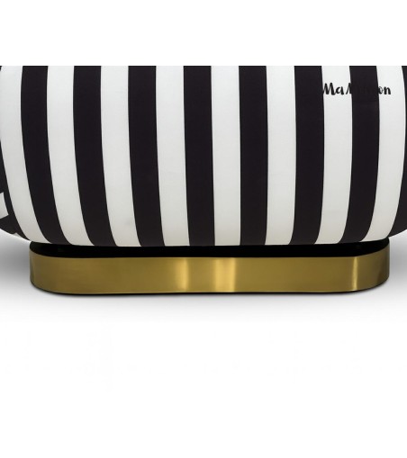 MaMaison fotel obrotowy AZURE biały /     czarny