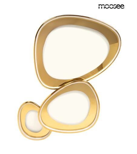 MOOSEE lampa sufitowa / plafon CELL 3     złota