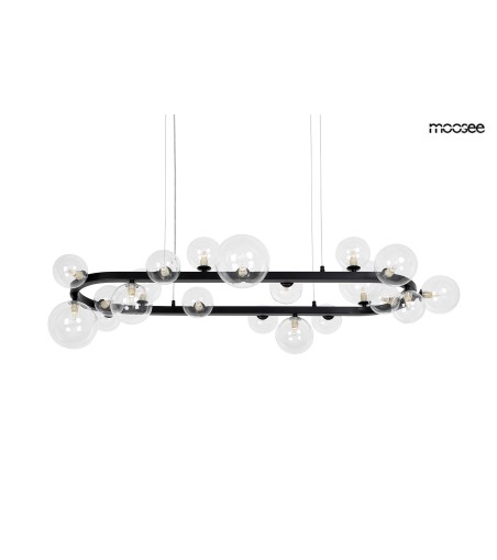MOOSEE lampa wisząca ALURE OVAL 120       czarna