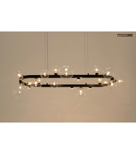 MOOSEE lampa wisząca ALURE OVAL 120       czarna