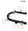 MOOSEE lampa wisząca ALURE OVAL 120       czarna