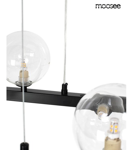 MOOSEE lampa wisząca ALURE OVAL 120       czarna