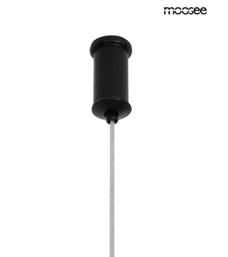 MOOSEE lampa wisząca ALURE OVAL 120       czarna