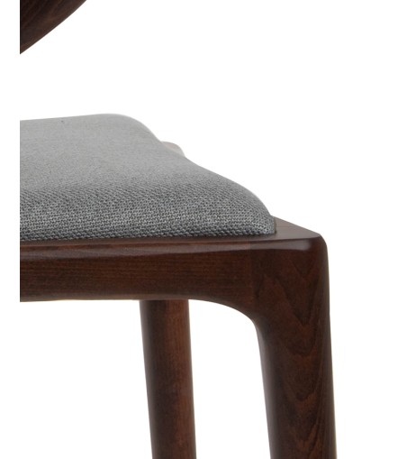 Krzesło INEZ orzech / szare