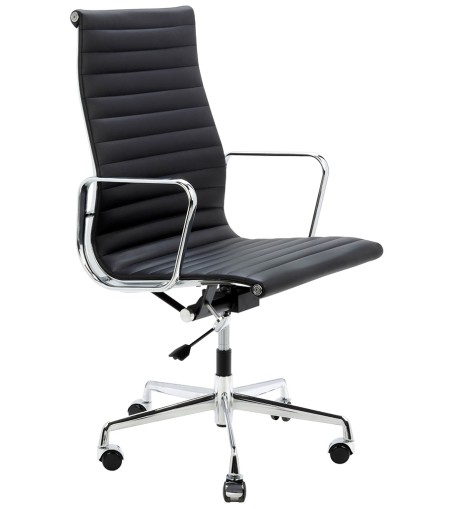 Fotel biurowy AERON PRESTIGE PLUS chrom  - skóra naturalna, aluminium