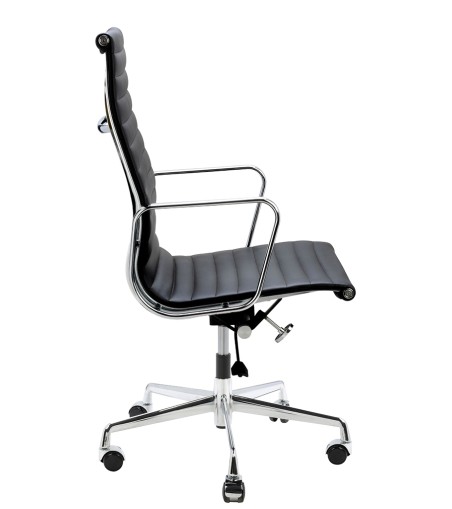 Fotel biurowy AERON PRESTIGE PLUS chrom  - skóra naturalna, aluminium