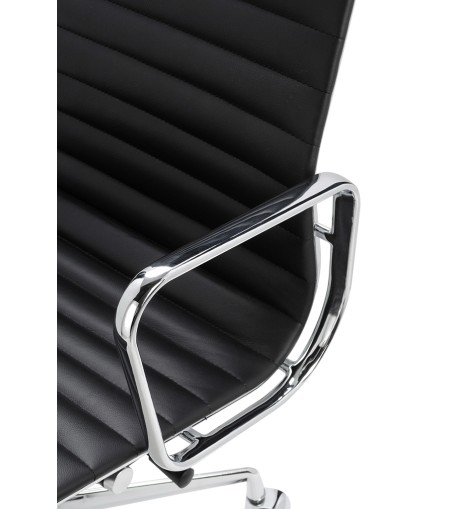 Fotel biurowy AERON PRESTIGE PLUS chrom  - skóra naturalna, aluminium