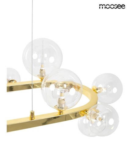 MOOSEE lampa wisząca ALURE OVAL 120       złota
