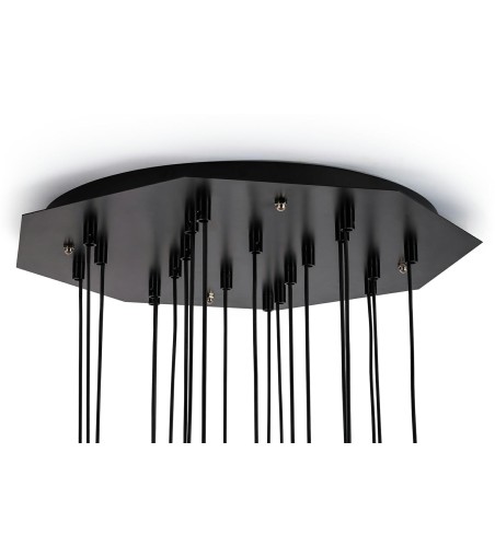 MOOSEE lampa wisząca FLUSSO 20 czarna