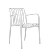 MODESTO krzesło STRIPS ARM białe