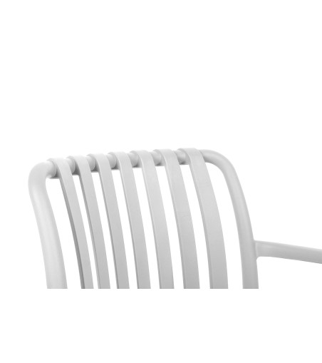 MODESTO krzesło STRIPS ARM białe