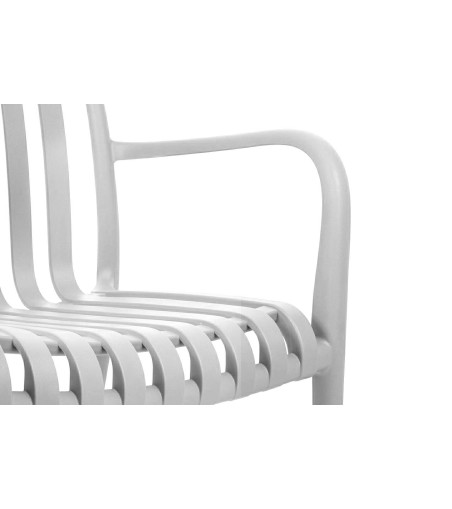 MODESTO krzesło STRIPS ARM białe