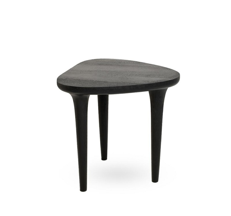 MaMaison stolik LAMINAR 49 czarny /       drewno