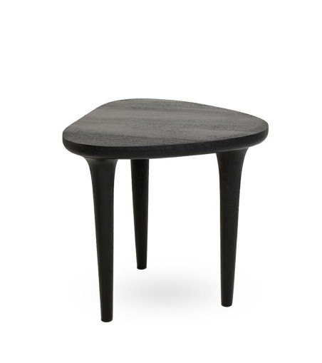 MaMaison stolik LAMINAR 49 czarny /       drewno