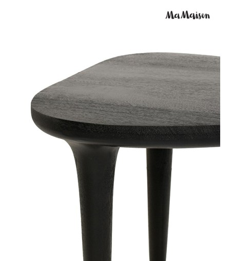 MaMaison stolik LAMINAR 49 czarny /       drewno